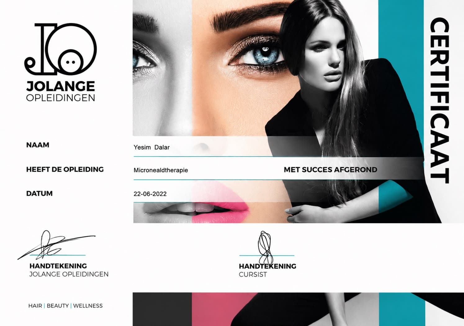 Microneedling therapie certificaat